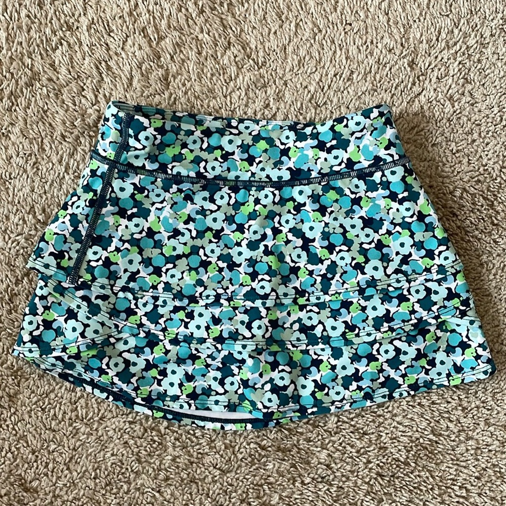 Athleta Girl Swing Skort, Flower Print, Size S/7